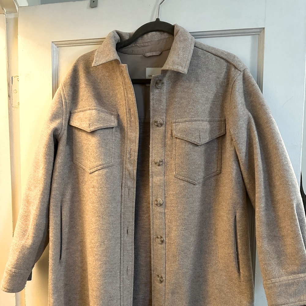 Gentle Fawn Oatmeal coloured shacket brand new size small